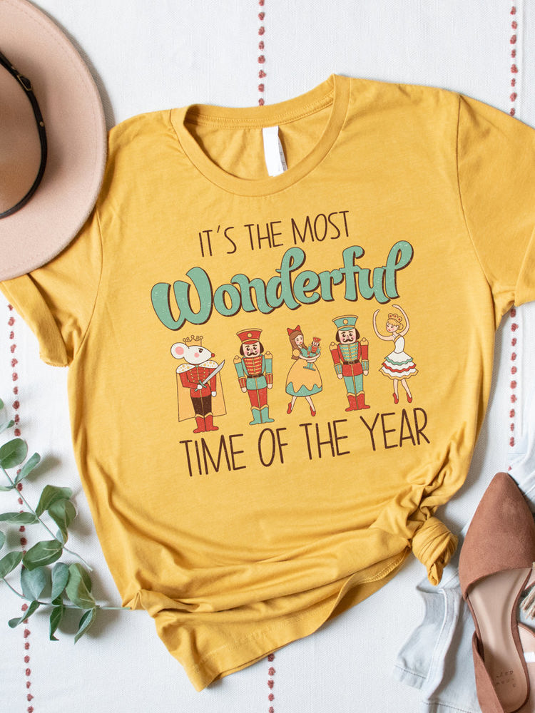 Most Wonderful Time Of The Year Nutcracker Graphic Tee