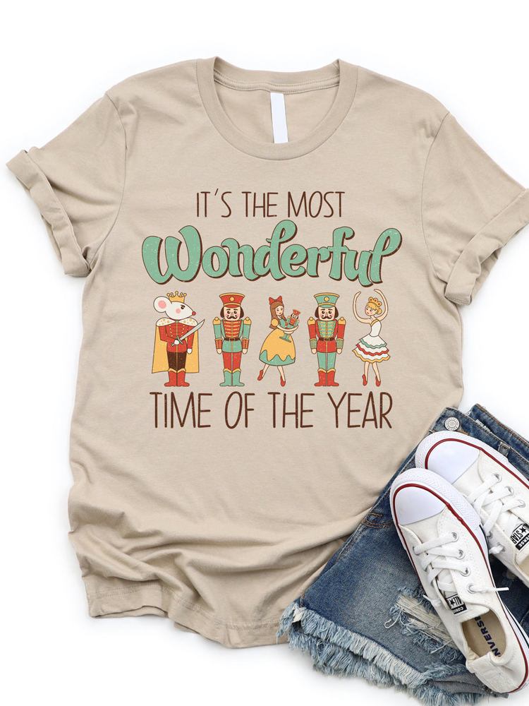 Most Wonderful Time Of The Year Nutcracker Graphic Tee