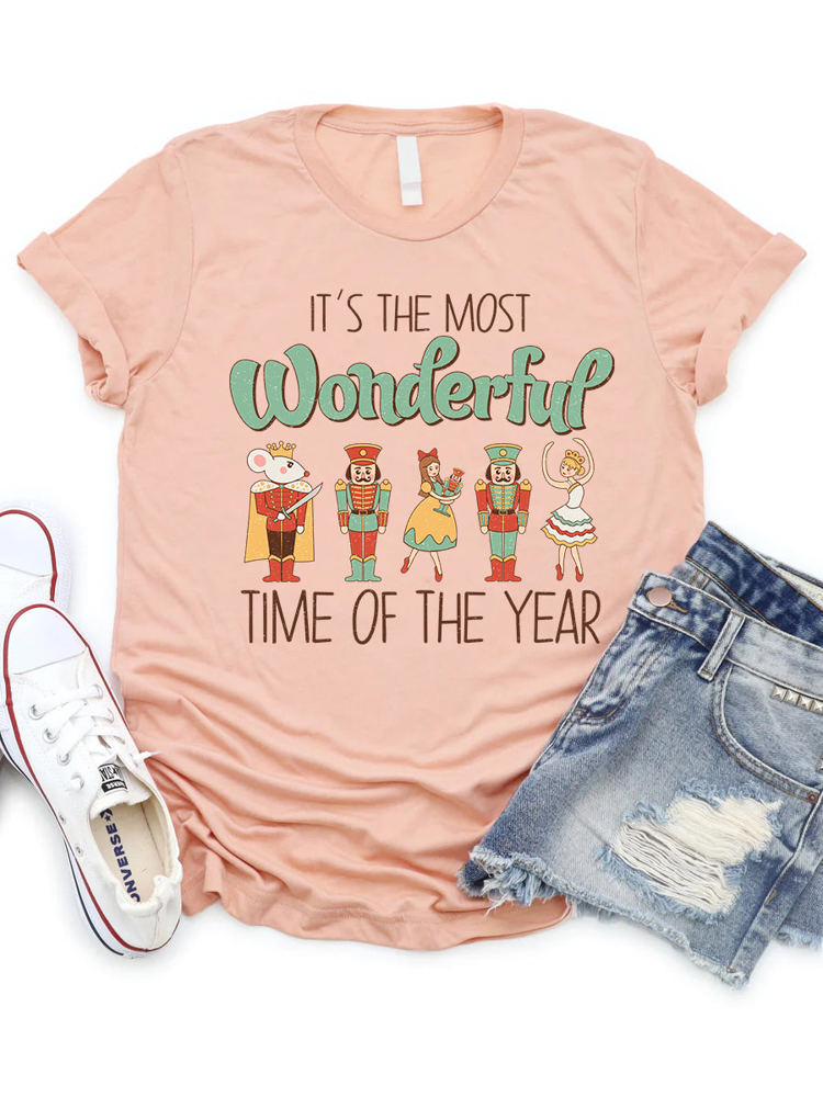 Most Wonderful Time Of The Year Nutcracker Graphic Tee