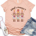 Large Peach What’s Crackin’ Nutcracker Graphic Tee