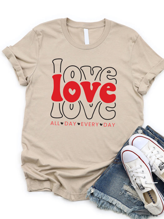 Love All Day Every Day Graphic Tee