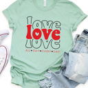 Large Slate Love All Day Every Day Graphic Tee