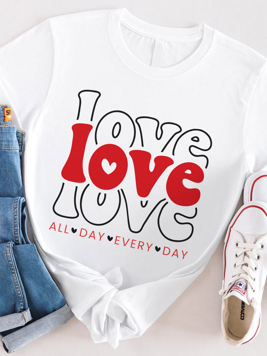 Love All Day Every Day Graphic Tee