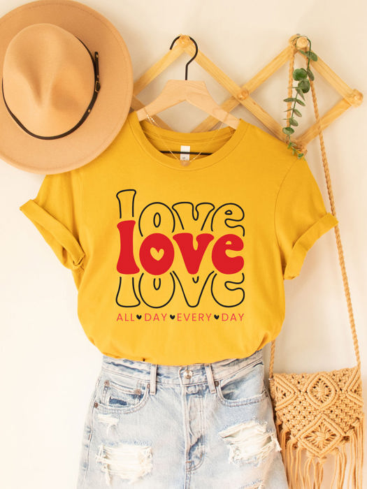 Love All Day Every Day Graphic Tee