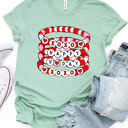  Happy V-day Beaded Bracelets Graphic Tee