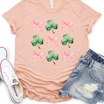 Bows & Clover Graphic Tee