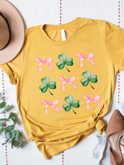 Bows & Clover Graphic Tee