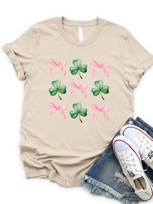 Bows & Clover Graphic Tee