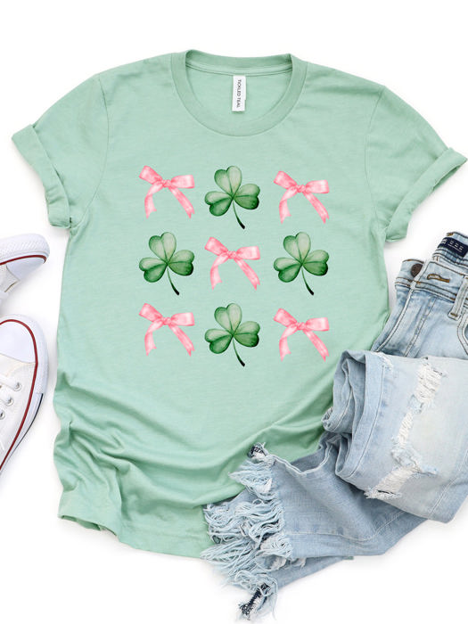 Bows & Clover Graphic Tee