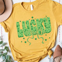 Large Yellow Lucky Bow Graphic Tee