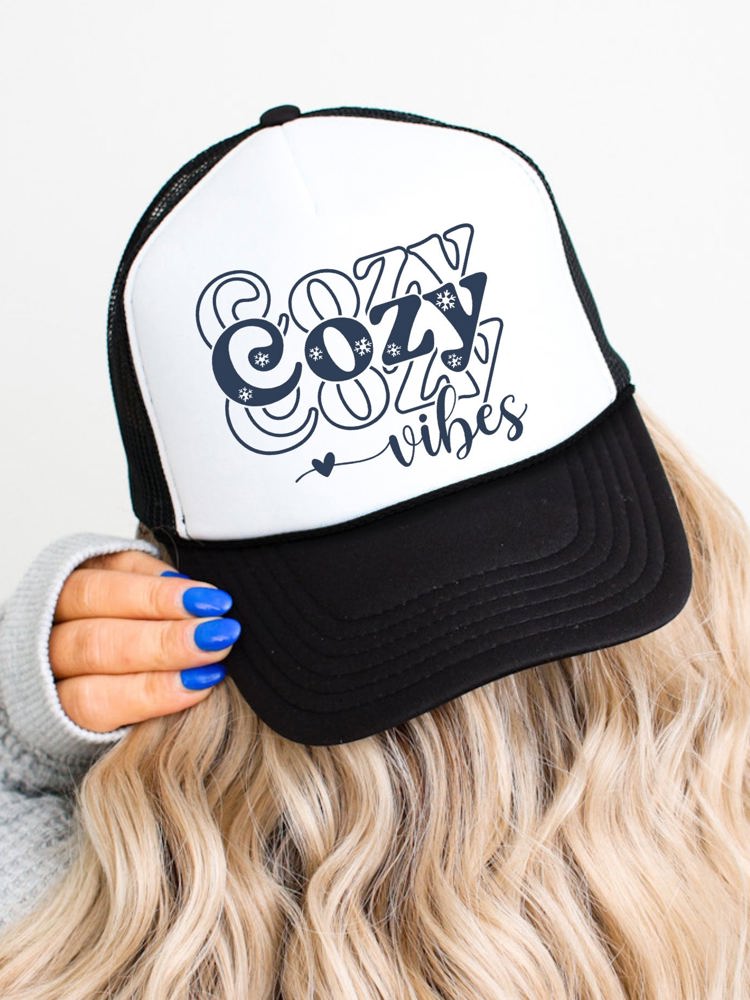 Cozy Cozy Vibes Trucker Hat