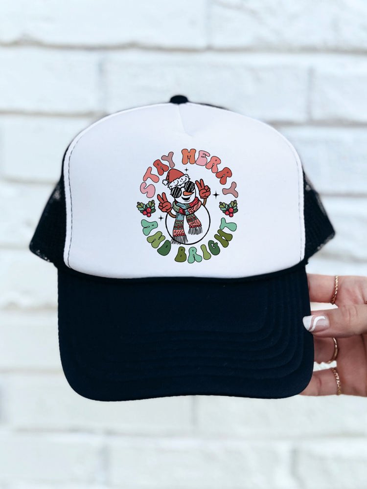 Stay Merry and Bright Trucker Hat