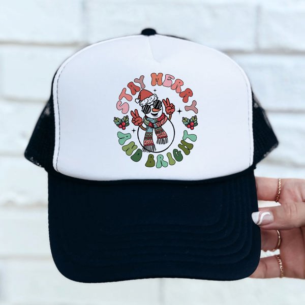 Stay Merry and Bright Trucker Hat