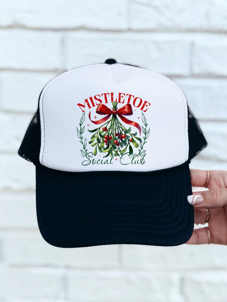 Mistletoe Social Club Trucker Hat