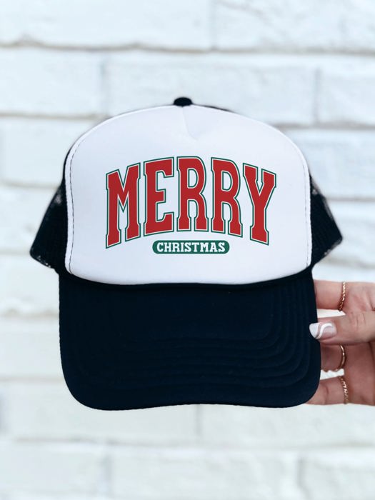 Merry Christmas Trucker Hat