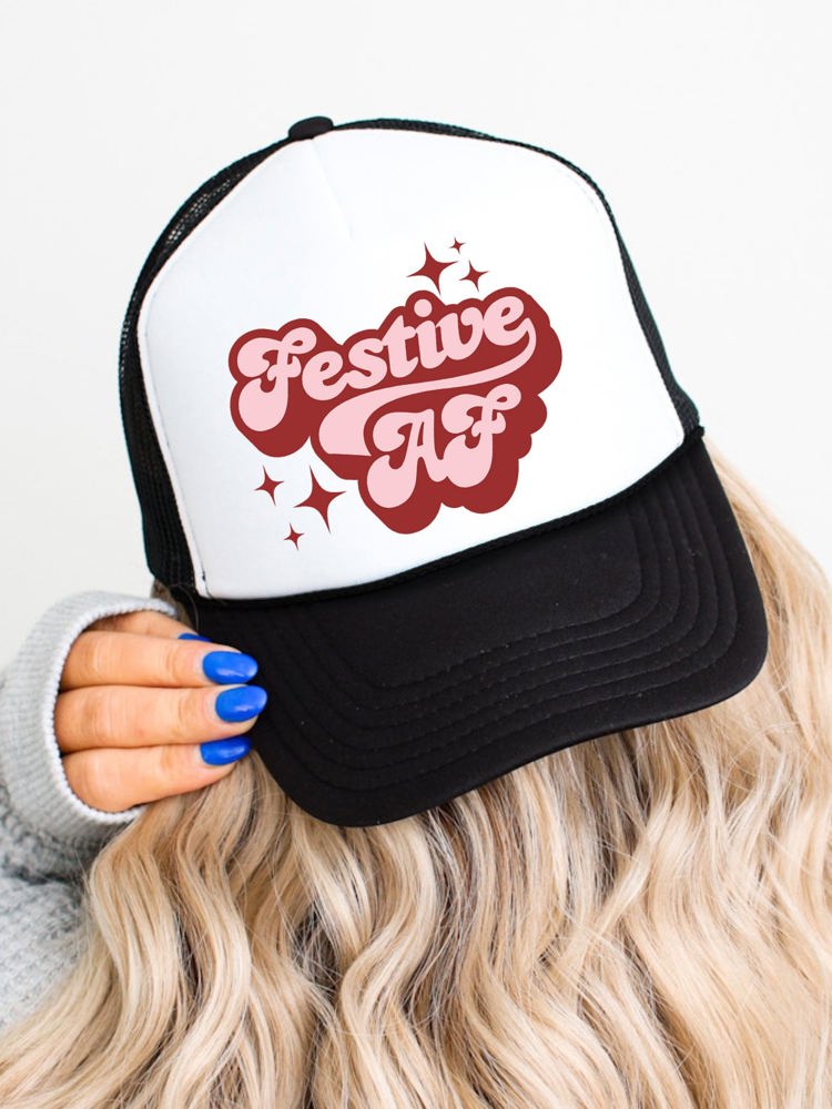 Festive AF Trucker Hat