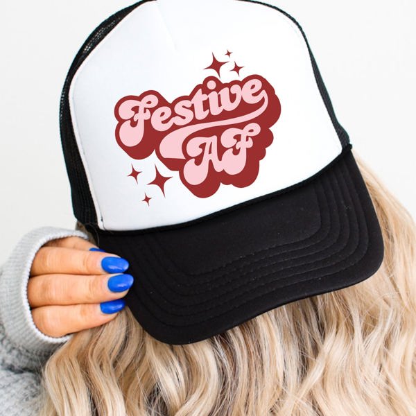 Festive AF Trucker Hat