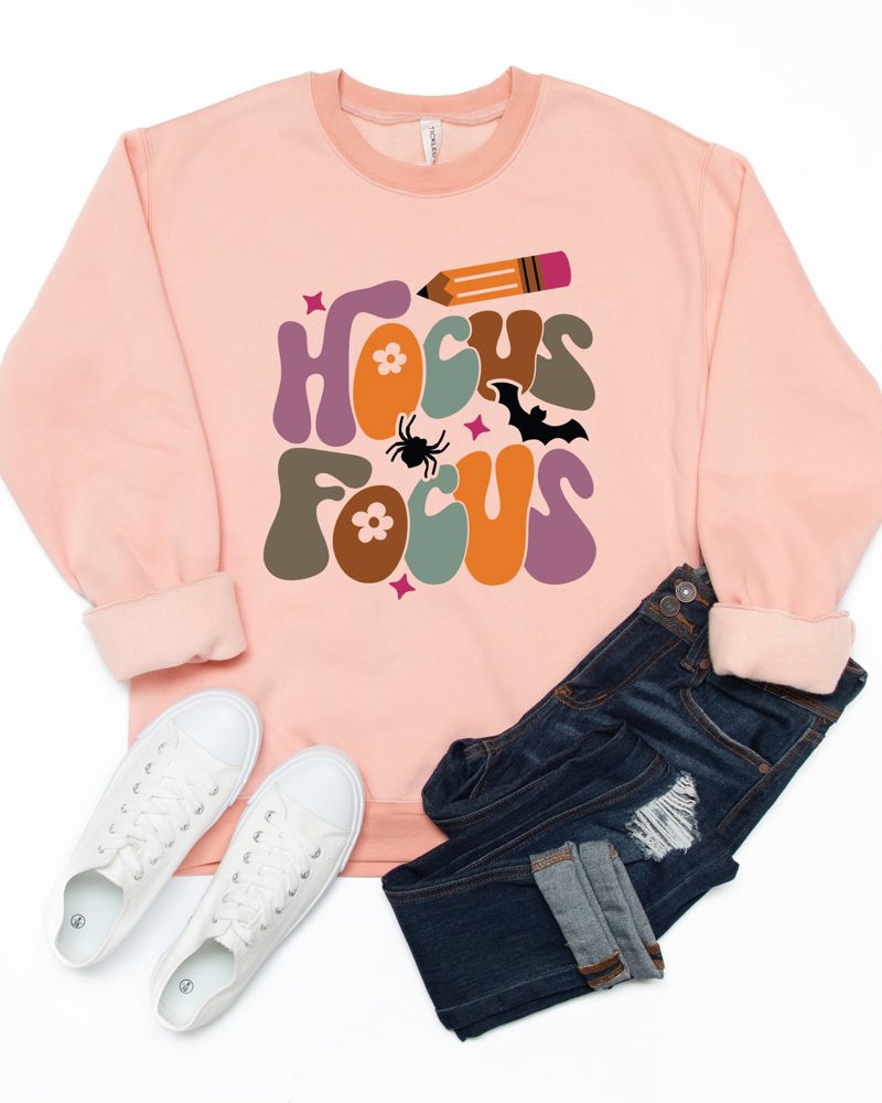 Hocus Focus Teacher Graphic Sweatshirt