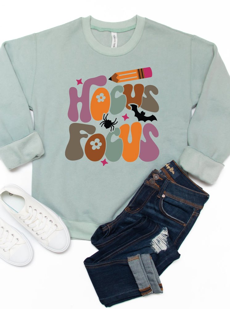 Hocus Focus Teacher Graphic Sweatshirt