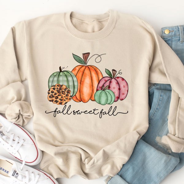 Fall Sweet Fall Graphic Sweatshirt