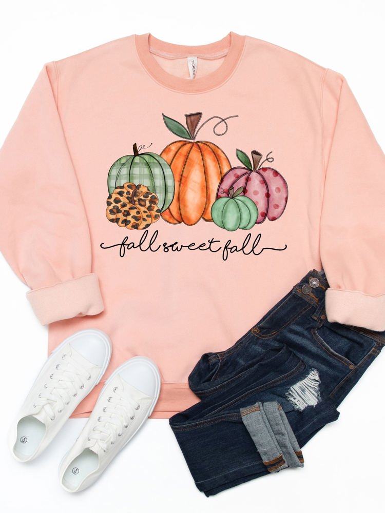 Fall Sweet Fall Graphic Sweatshirt