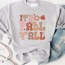  It's Fall Y'all Retro Graphic Sweatshirt