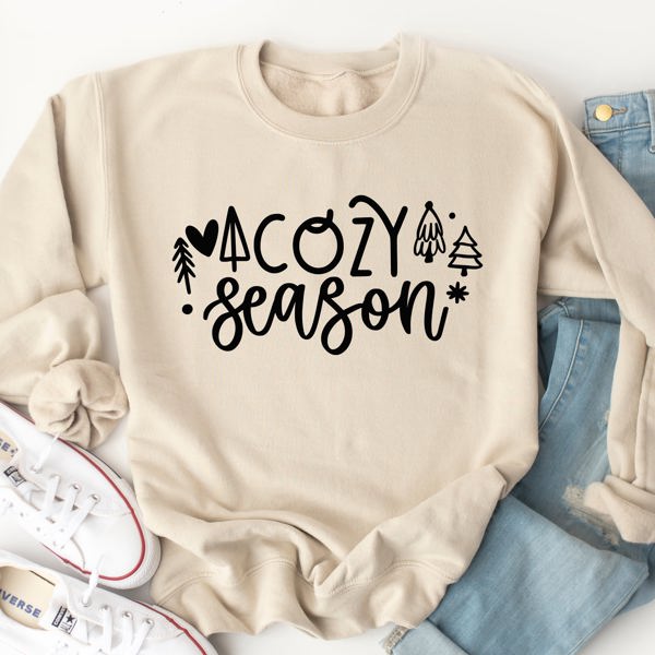 Cozy Season (Trees) Graphic Sweatshirt