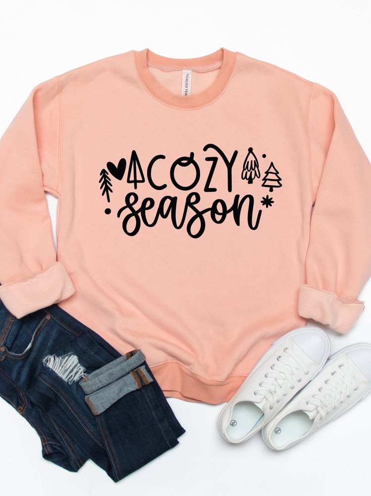 Cozy Season (Trees) Graphic Sweatshirt