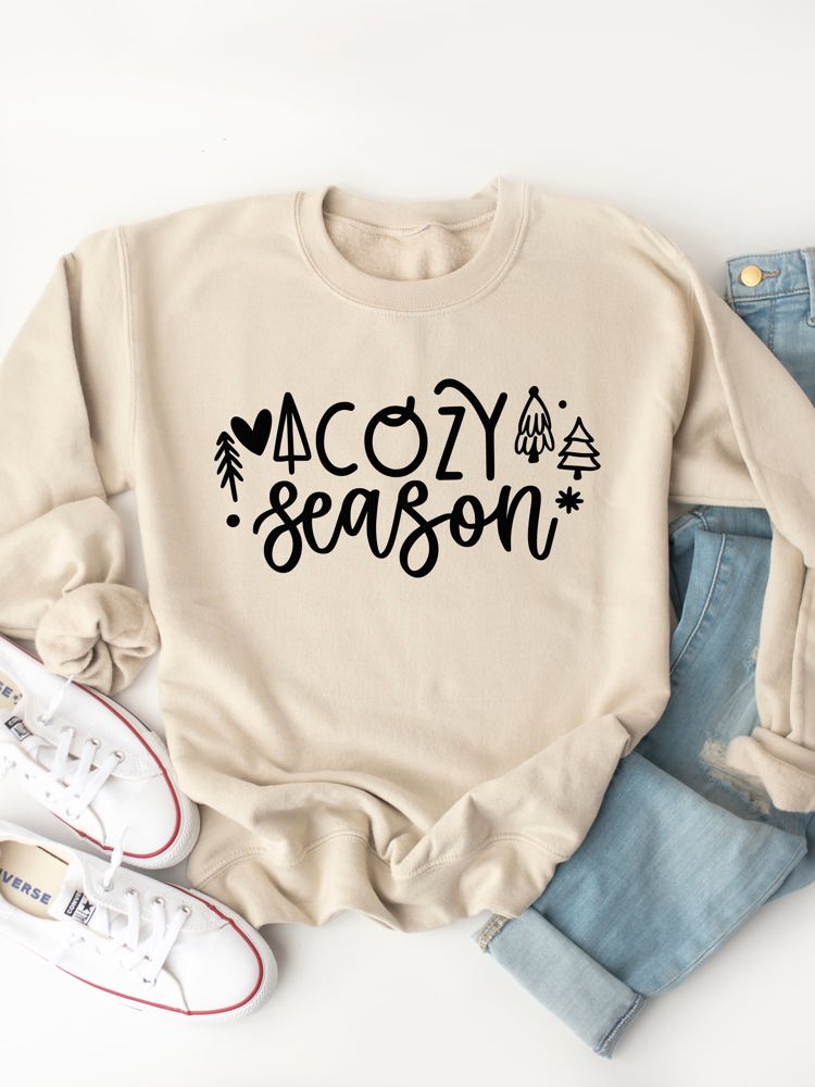 Cozy Season (Trees) Graphic Sweatshirt