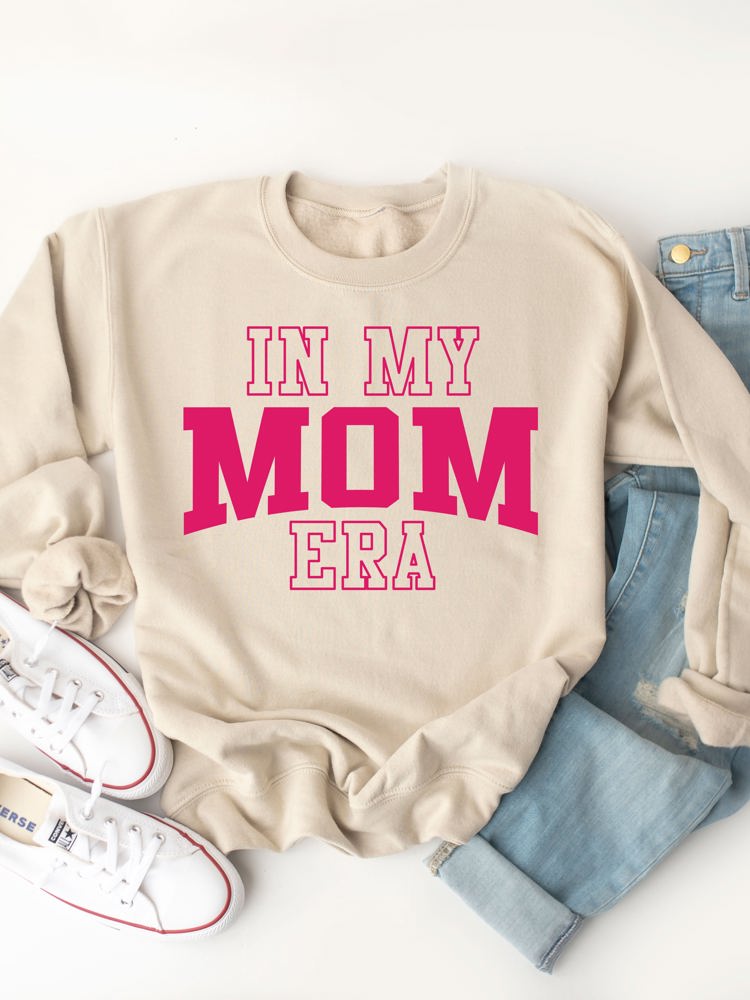 In My Mom Era Graphic Sweatshirt