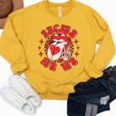  Sucker for You Lips Graphic Sweatshirt