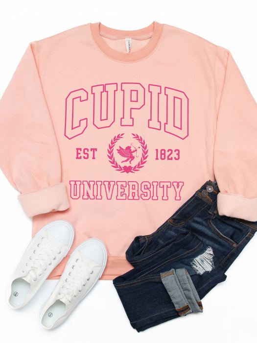 Cupid University Graphic Sweatshirt