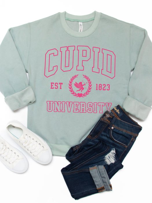 Cupid University Graphic Sweatshirt