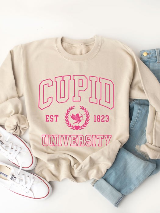 Cupid University Graphic Sweatshirt