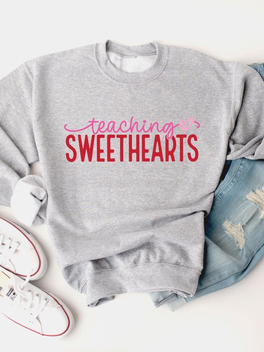 Teaching Sweethearts Graphic Sweatshirt