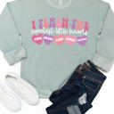  Teach the sweetest little hearts Graphic Sweatshirt