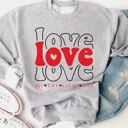  LOVE All Day Every Day Graphic Sweatshirt