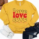  LOVE All Day Every Day Graphic Sweatshirt