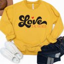  Love is All You Need Graphic Sweatshirt