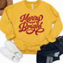  Merry & Bright Graphic Sweatshirt