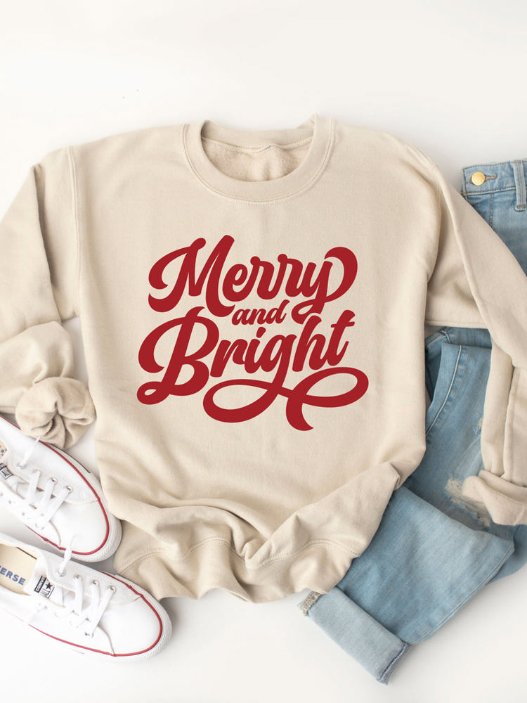 Merry & Bright Graphic Sweatshirt