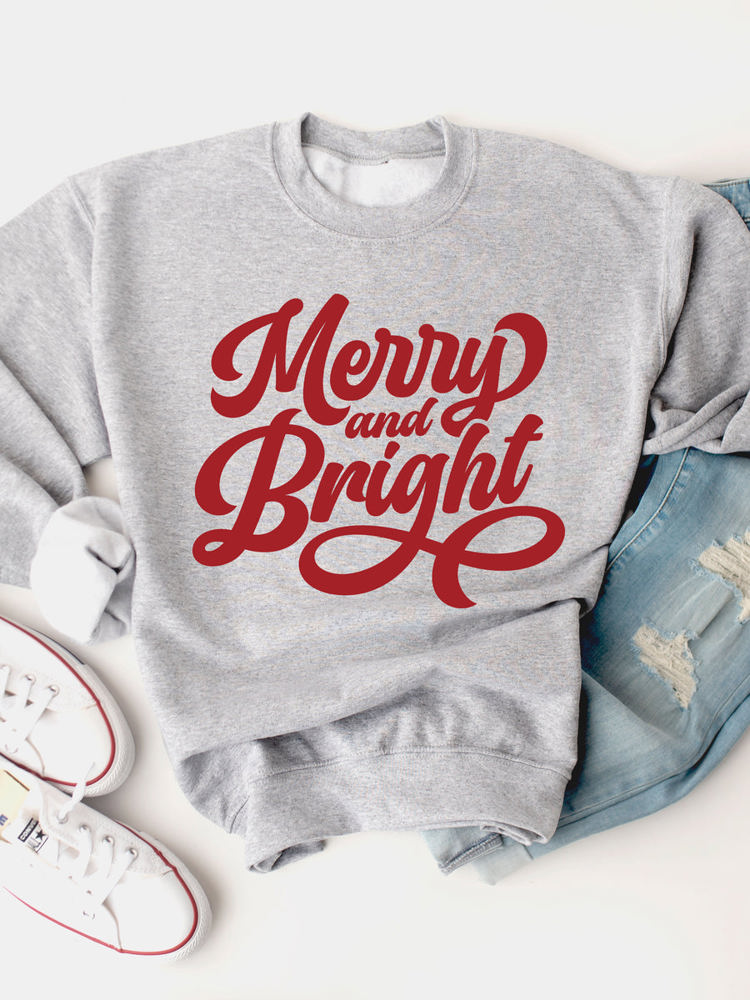 Merry & Bright Graphic Sweatshirt