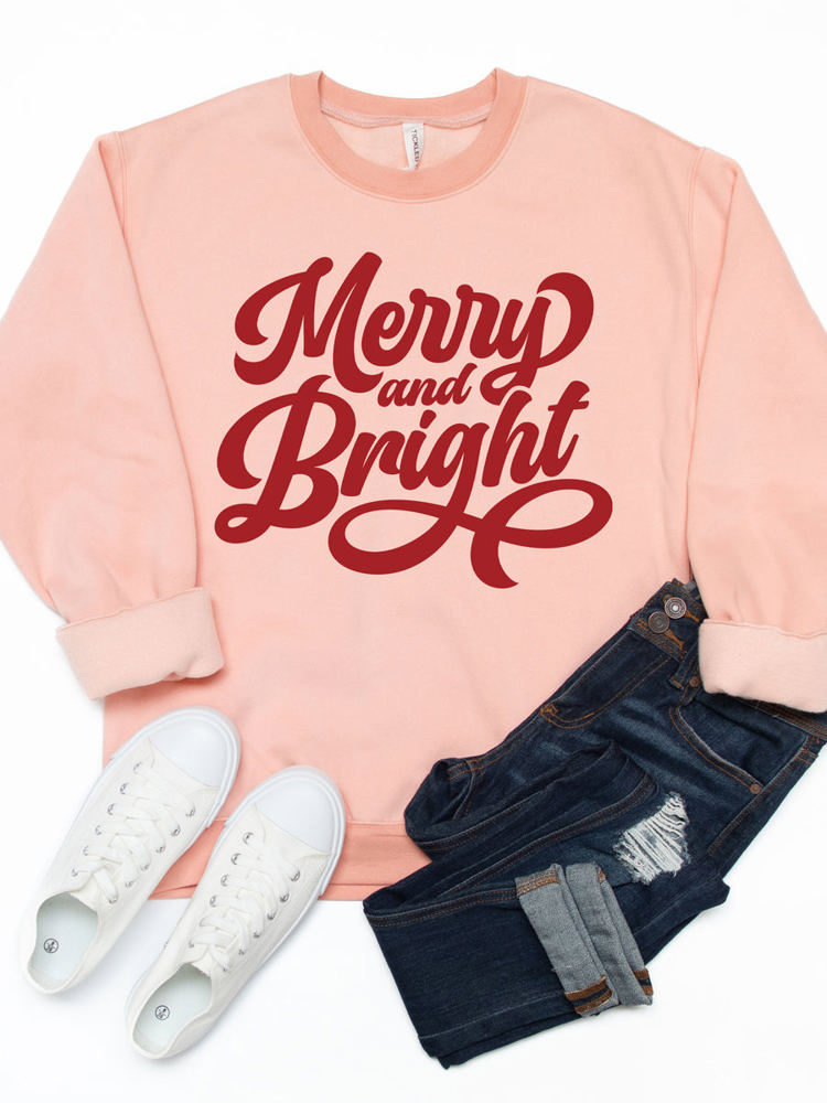 Merry & Bright Graphic Sweatshirt