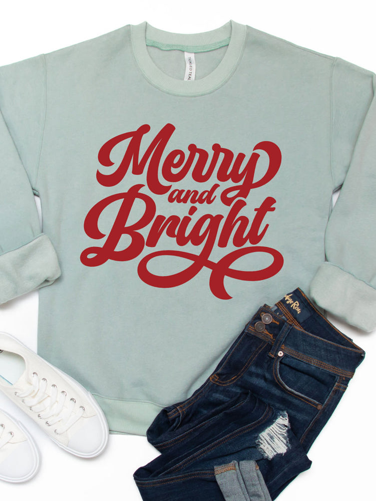 Merry & Bright Graphic Sweatshirt