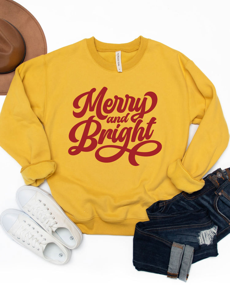 Merry & Bright Graphic Sweatshirt