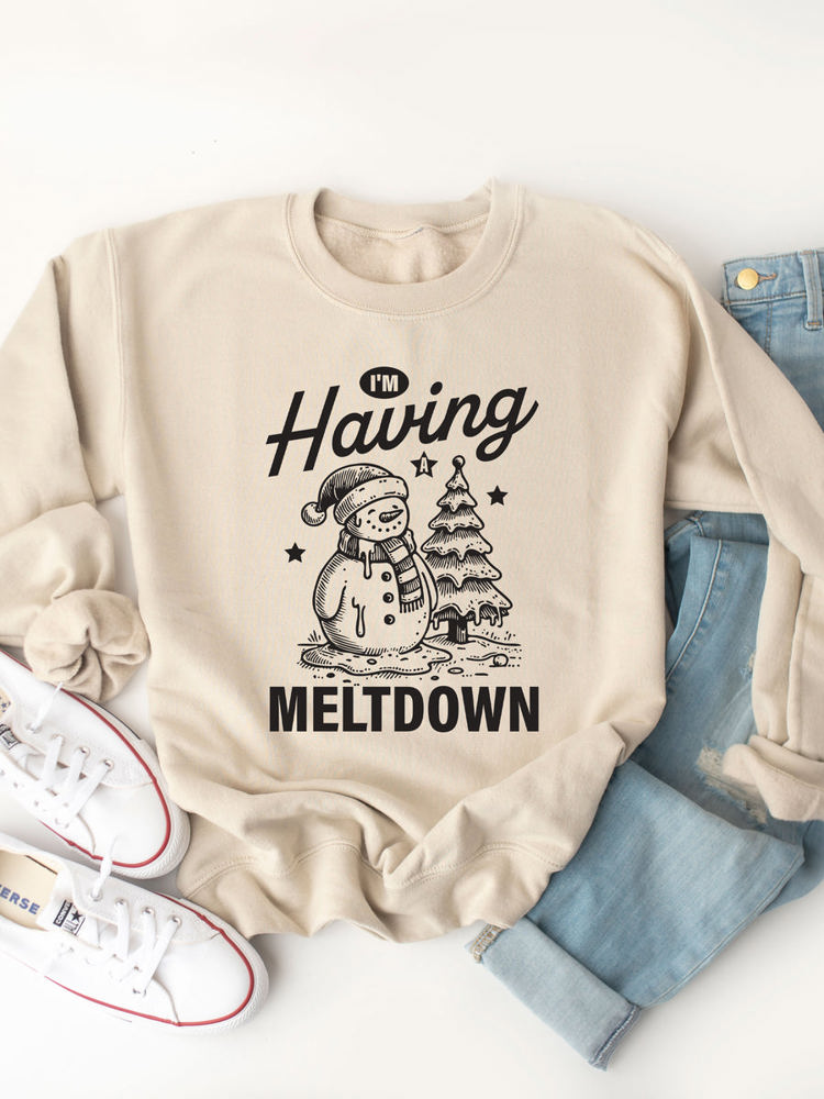 I’m Having A Meltdown Graphic Sweatshirt