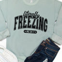  Literally Freezing Graphic Sweatshirt