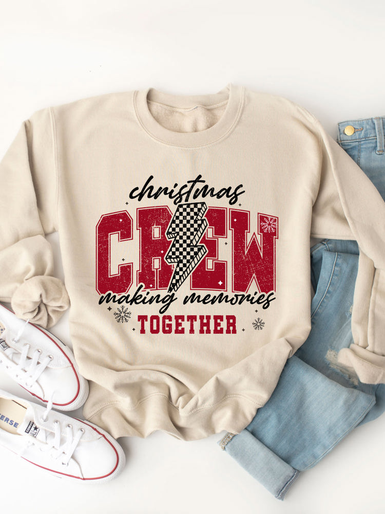 Christmas Crew Graphic Sweatshirt