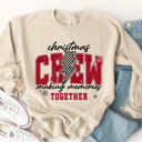 Medium Tan Christmas Crew Graphic Sweatshirt