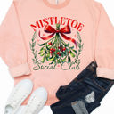  Mistletoe Social Club Coquette Graphic Sweatshirt